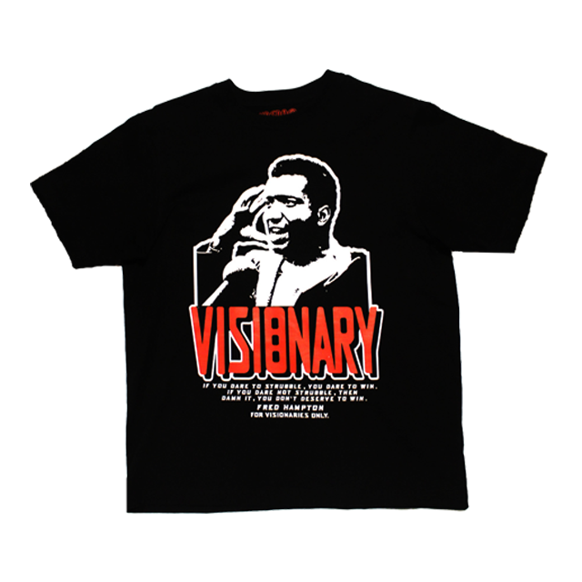 FRED HAMPTON TEE-BLACK