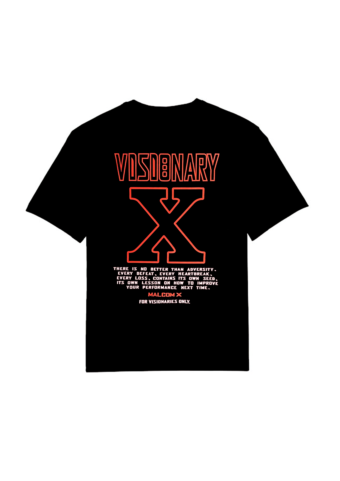 MALCOM X TEE-BLACK