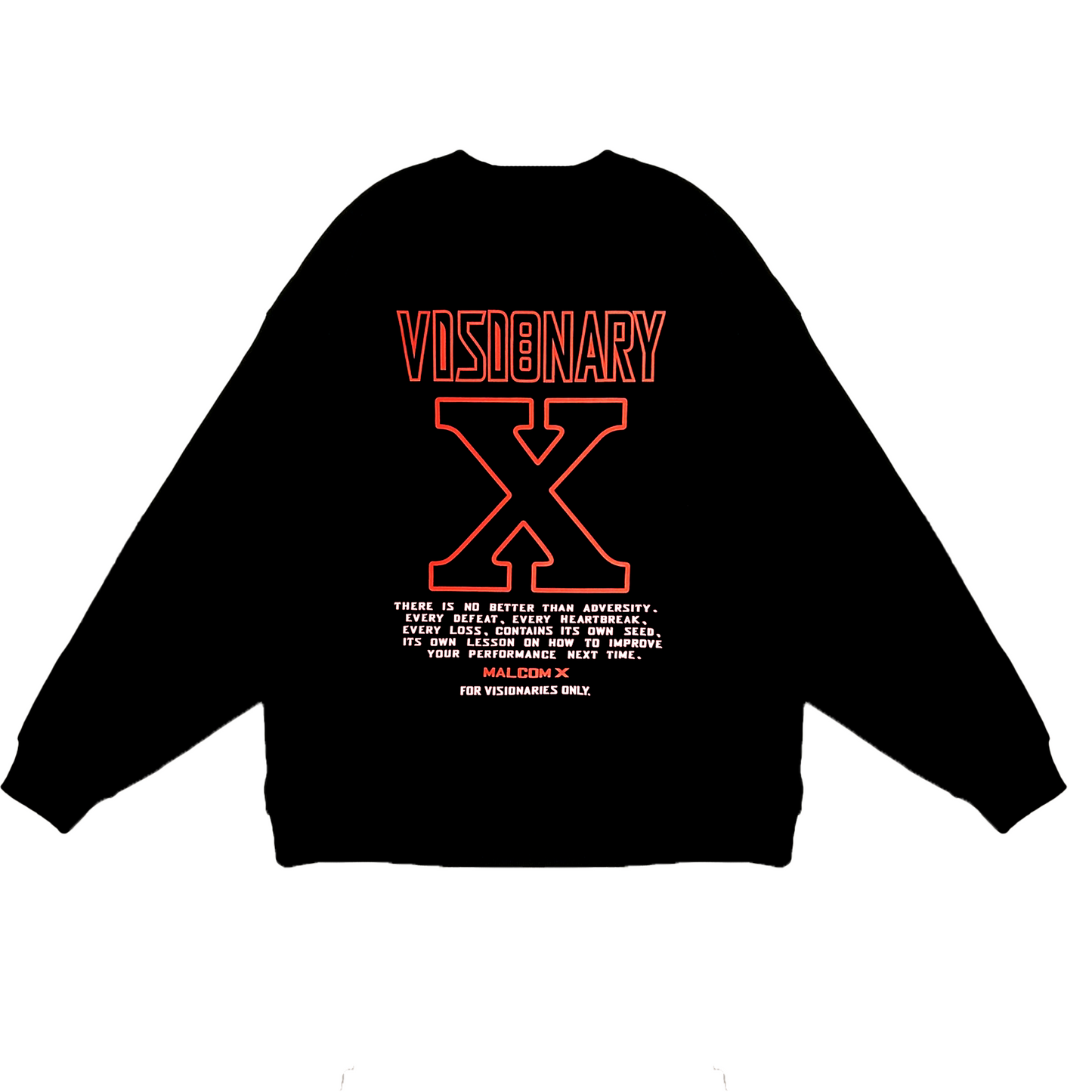 MALCOM X SWEATSHIRT-BLACK