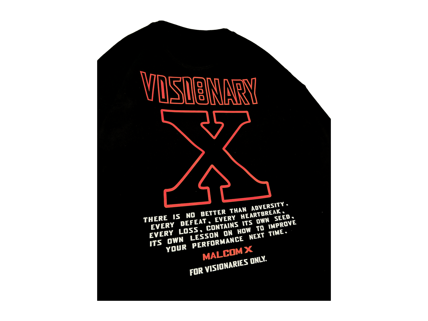 MALCOM X TEE-BLACK