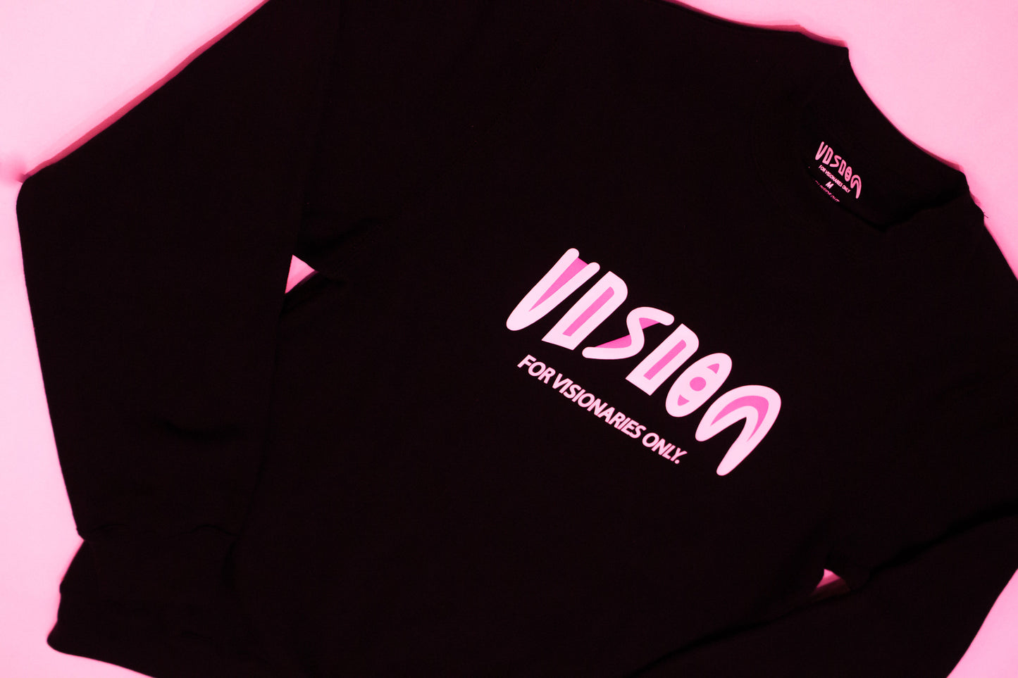black sweatshirt