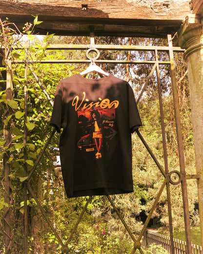 SUNSET GRAPHIC TEE -BLACK