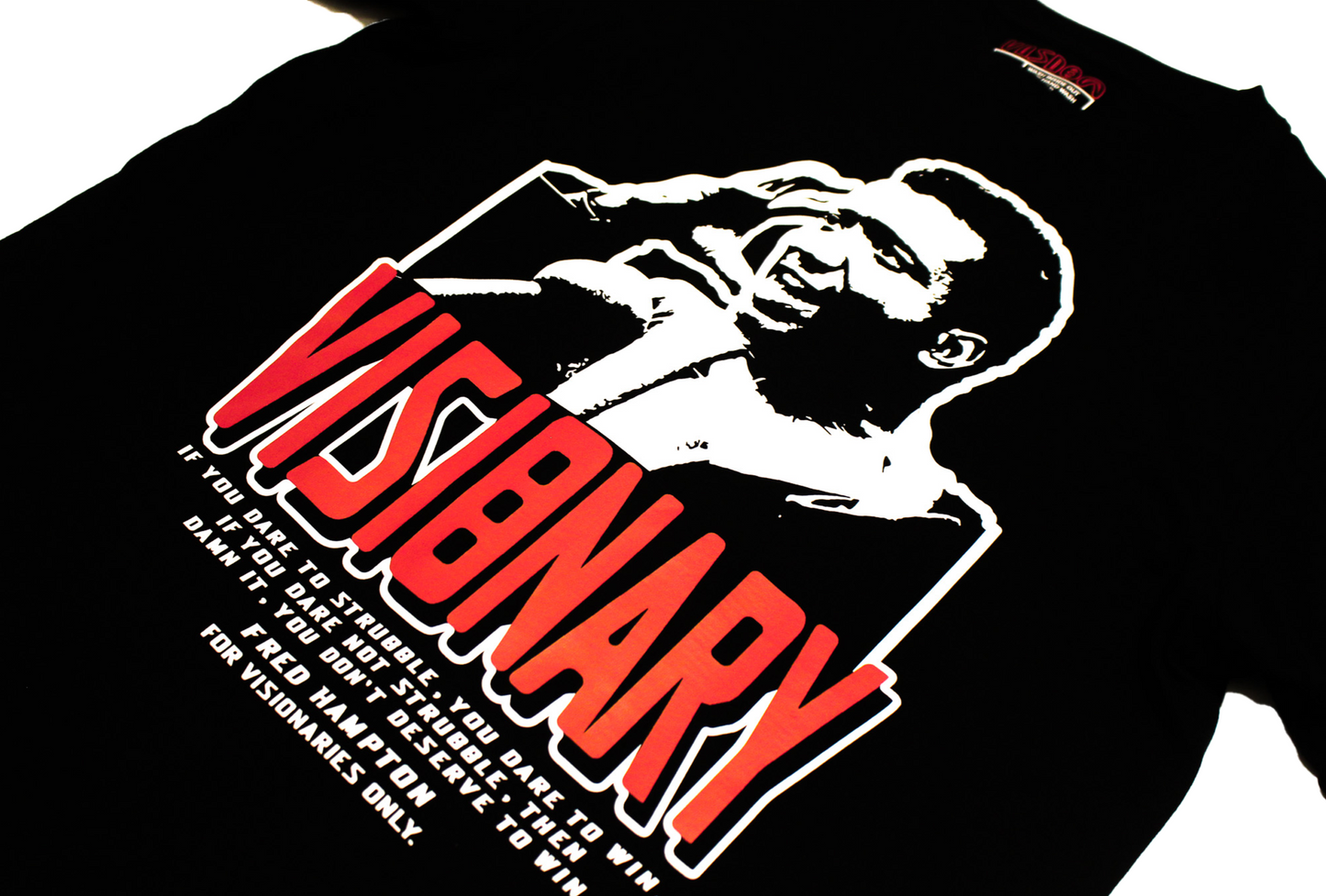 FRED HAMPTON TEE-BLACK