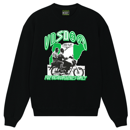 OKADA SWEATSHIRT-BLACK