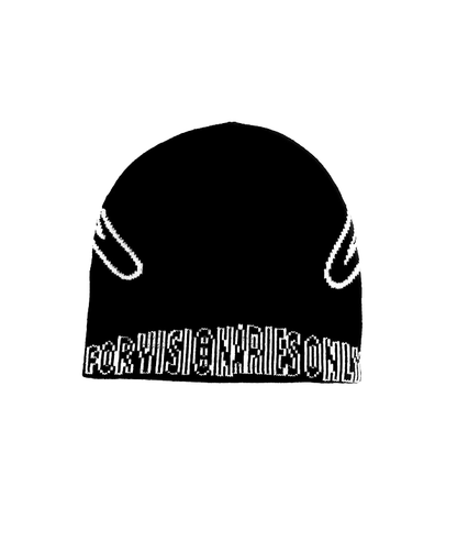 SHELL BEANIE-BLACK