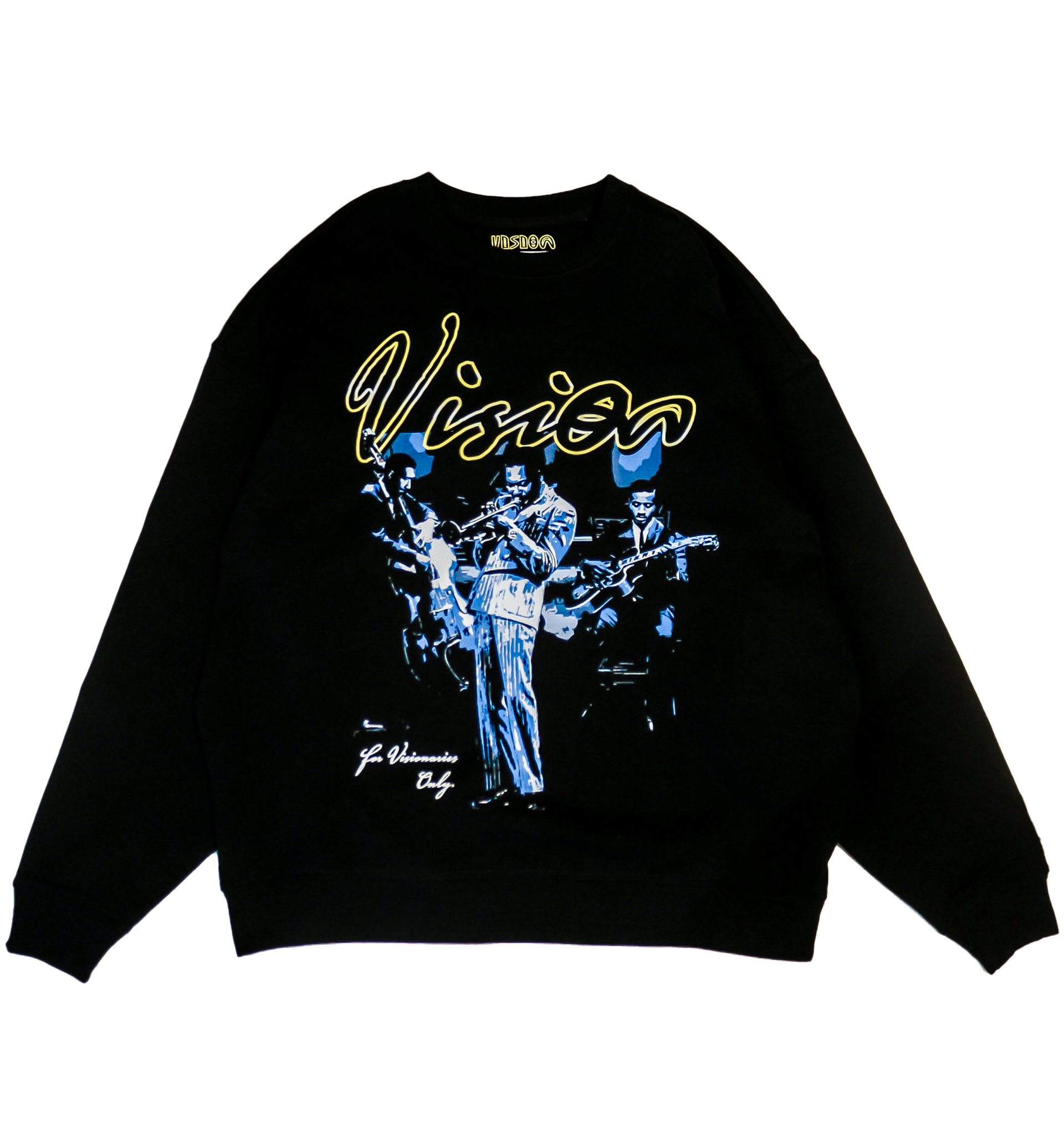 Gnostic Visionary Cell Crewneck Black – Riccardi Boston